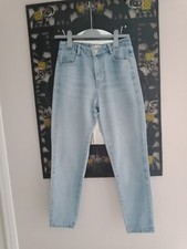 Jean Taille Haute, Zara, Bleu, Taille 34/36