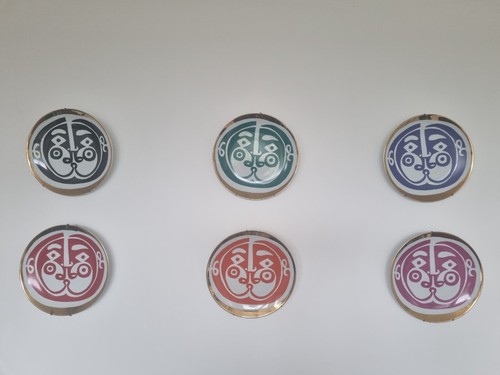 Roger capron 6 assiettes - roger, capron 