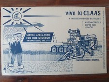 buvard Claas matériel