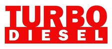Turbo Diesel sticker x2, TDI