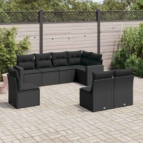 Salon jardin avec coussins - jardin,