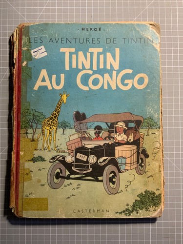 Rare tintin congo - congo,