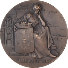 France, Médaille, Exposition Internationale de l'Est de la France, Nancy, 1909