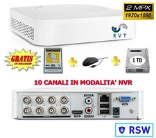 XVR DVR 8 Canaux IBRIDE P2P 5 En 1 Caméra IP HDMI FULL HD Avec Disque Dur 1 TERA