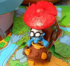 40232  Schtroumpf voiture parapluie champignon blister  smurf puffo puffi scellé