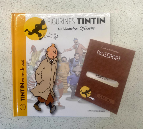 Figurines tintin livret - tintin:, &