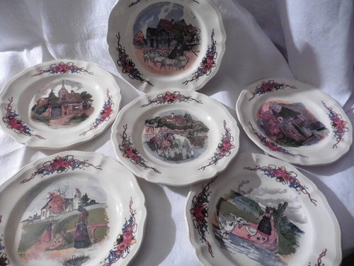 Assiettes a dessert -  6,