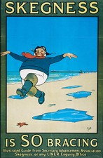 Skegness affiche ancienne - skegness,