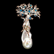 925 Argent Sterling Broche