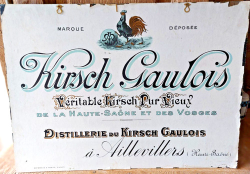 Affiche carton publicitaire