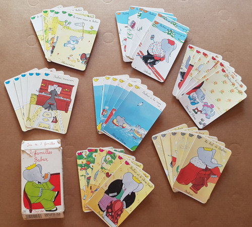 Jeu cartes ancien 7 - jeu,