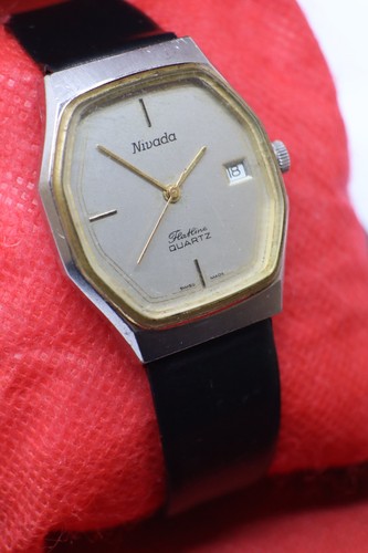 Montre vintage nivada flatline - montre,