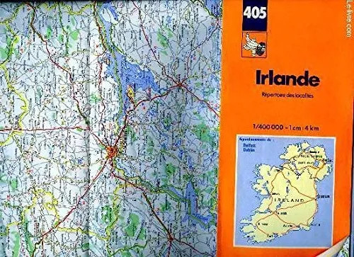 Michelin irlande carte 405 - michelin,
