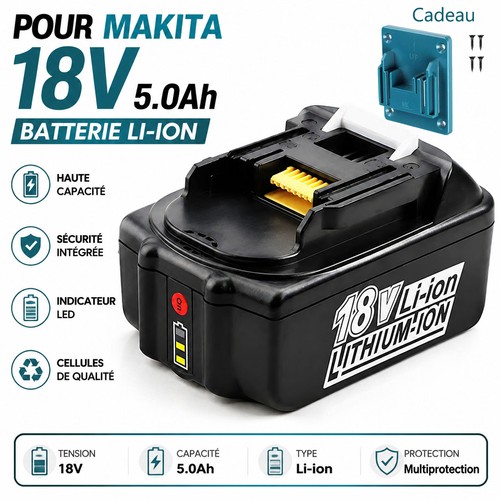 Batterie 18v 0ah - 18v, pour