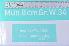 !STENCIL! FOR LATER WW2 GERMAN