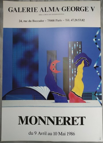 Monneret jean affiche - jean,