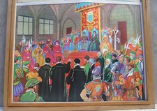 ANCIENNE AFFICHE D'ECOLE -