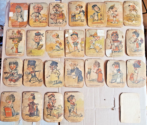 Tre ancien jeu carte - de,