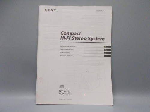 Sony lbt n350 - sony, lbt-n350/hcd-n350