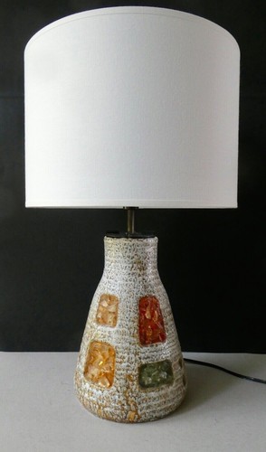 Lampe céramique résine - céramique, et
