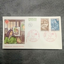 ⭐ FRANCE FDC 1 Enveloppe CROIX ROUGE Nicolas Mignard 1969 1er Jour - Collection⭐