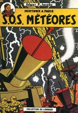 Carte Couverture BD BLACK et MORTIMER S.O.S. Météores de Edgar P. Jacobs