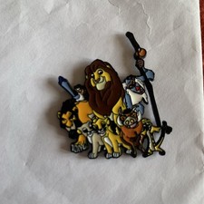 The Lion King cast Disney film metal lapel pin