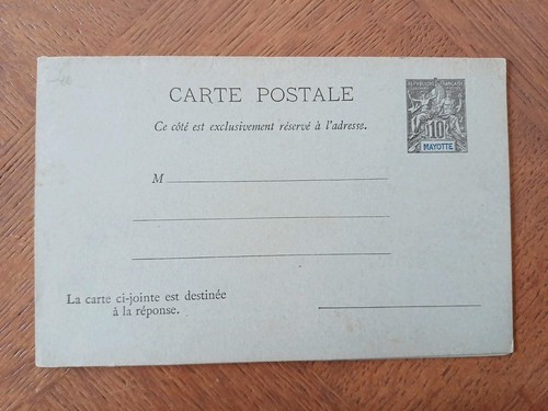 Entier postal mayotte cp2 - entier,