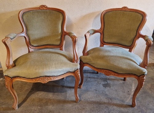 Paire fauteuils style - paire, de