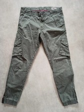 Beau pantalon cargo battle treillis kaki, Teddy Smith, petit 40