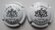Champagne Veuve DURAND (lot de 2 caps.) .