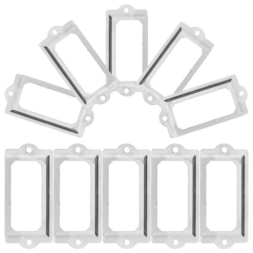 Porte etiquettes metallique - etiquettes,