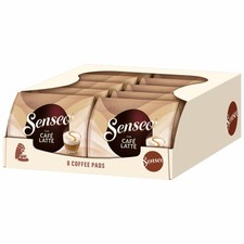Senseo Café Latte, Nouvelle Recette, Lot de 10, 10 x 8 Dosettes de Café