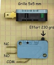 Micro switch  ( effort de 230 grs)   Modele 8