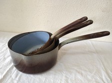 Lot de 3 Anciennes Casseroles