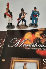 Lot De 3 Soldats En Plomb  HACHETTE Maréchaux D'empire N°72,71,70