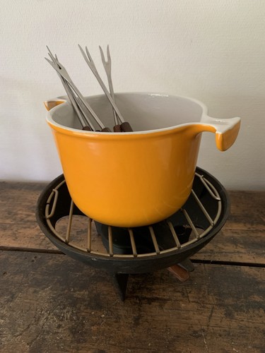 Creuset service fondue - creuset,