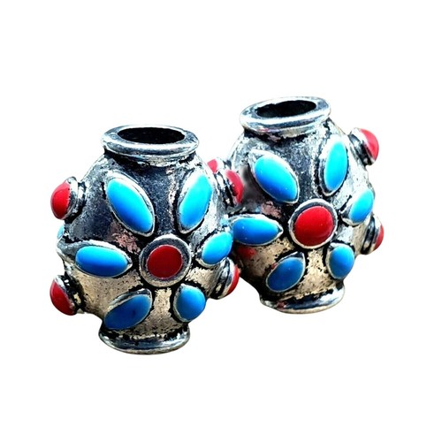 Perles cheveux fleuries - de,