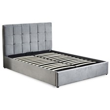 Lit Adulte Sommier Relevable "Birma" 180x200cm Argent