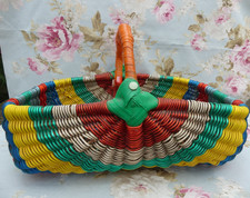 Panier ancien Osier ROTIN