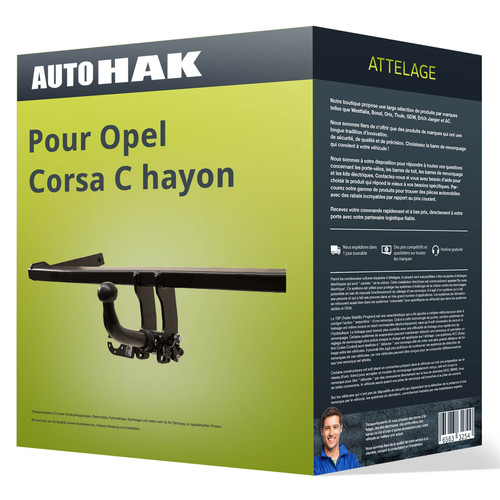 Attelage pour opel corsa - opel,