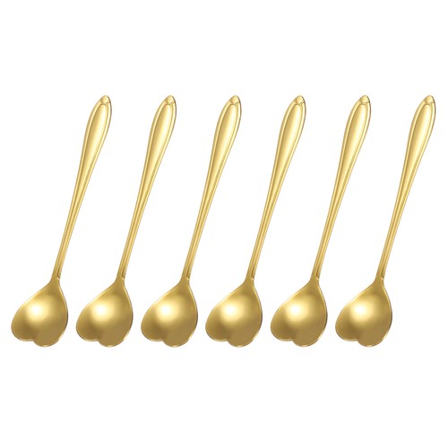 6pcs cuillères fleurs - cuillères, en