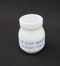 Ancien pot yaourt LE PETIT BERGER aux ferments bulgares old french yogourt 3