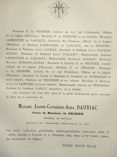 Dauriac negrier labrousse - dauriac,