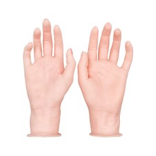 Modèle de main de Mannequin en Silicone, main de pratique, support d'affichage