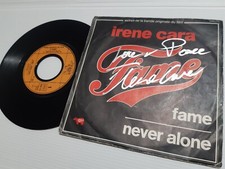 irene cara autogrape FAME vinyl 7/ 45t signed live collectors rare