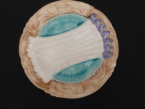 Ancienne assiette asperges - ancienne,