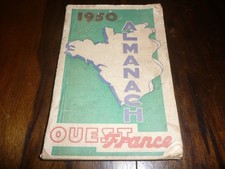 BRETAGNE NORMANDIE PAYS DE LA LOIRE ALMANACH OUEST FRANCE 1950