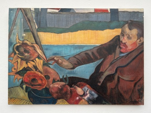 Tableau huile sur toile paul - tableau,