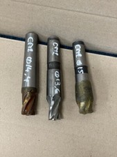 Lot de 3 fraises à rainurer 4 lèvres Ø 13,6 / 14,4 / 15 mm - queue CM2